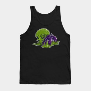 hermit crab skull Tank Top